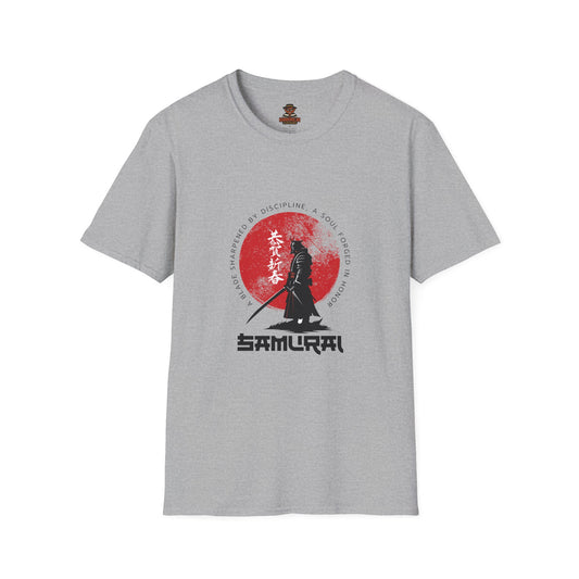 Samurai Graphic T-Shirt, Unisex Softstyle Tee, Anime Fashion, Cool Gift for Fans, Casual Wear, Perfect for Comfy Days