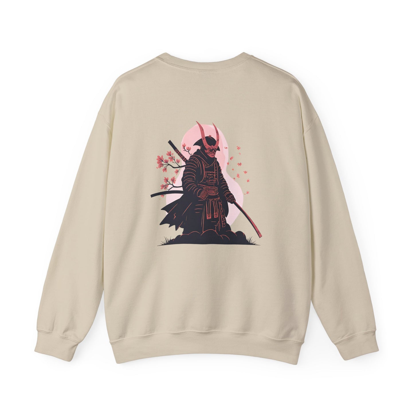 Samurai Vibes Crewneck Sweatshirt, Unisex Heavy Blend, Cosplay Apparel, Casual Streetwear, Gift for Anime Fans, Fall/Winter Essential