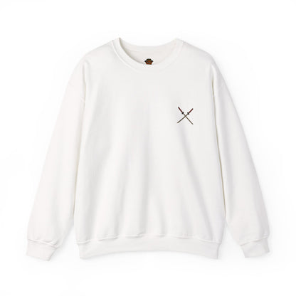 Samurai Vibes Crewneck Sweatshirt, Unisex Heavy Blend, Cosplay Apparel, Casual Streetwear, Gift for Anime Fans, Fall/Winter Essential