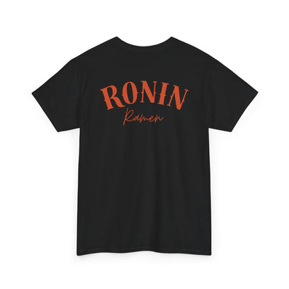Ronin Ramen Tee: Unisex Cotton Shirt, Japanese Art, Foodie Gift, Anime Fashion, Casual Wear, Streetwear Style