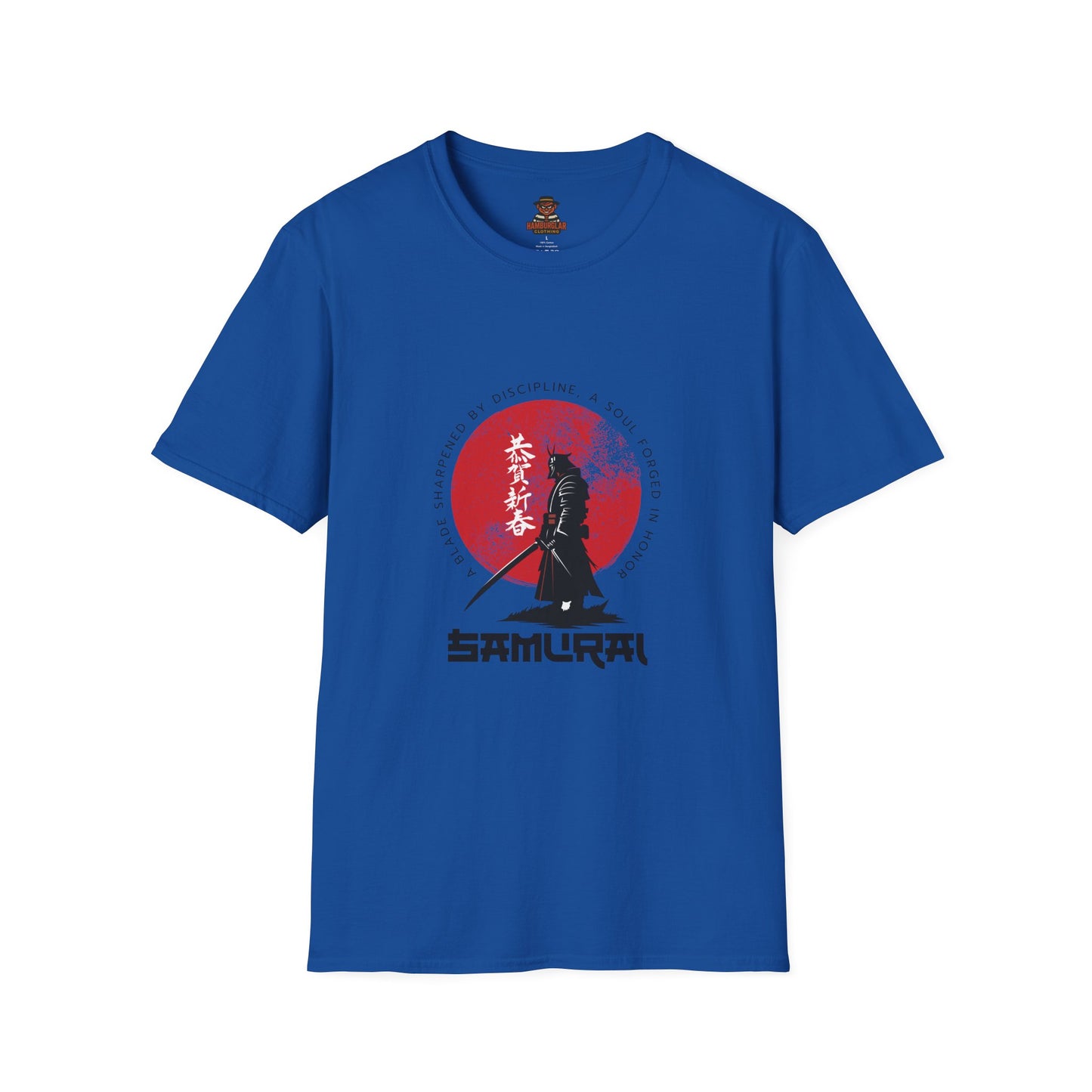 Samurai Graphic T-Shirt, Unisex Softstyle Tee, Anime Fashion, Cool Gift for Fans, Casual Wear, Perfect for Comfy Days