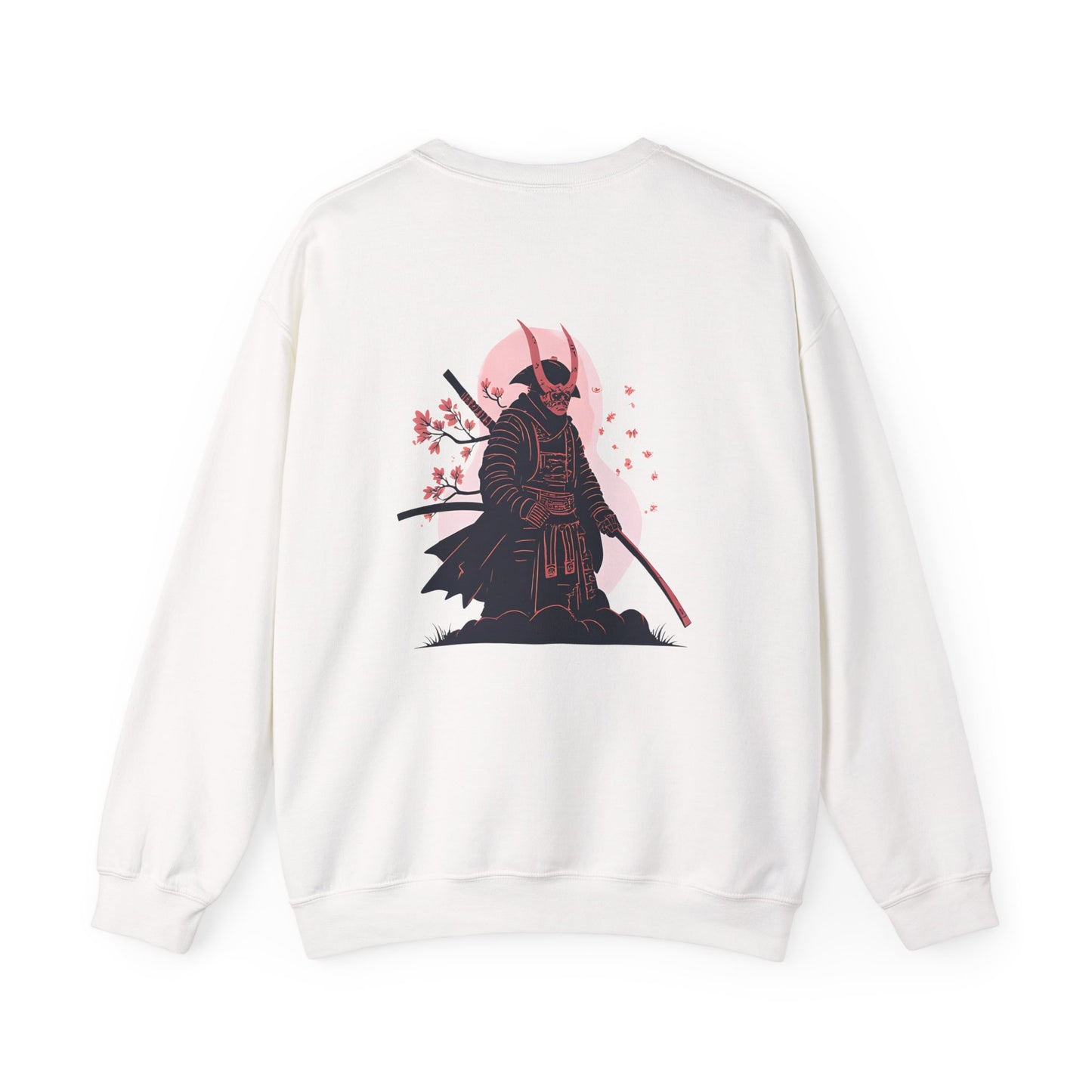 Samurai Vibes Crewneck Sweatshirt, Unisex Heavy Blend, Cosplay Apparel, Casual Streetwear, Gift for Anime Fans, Fall/Winter Essential