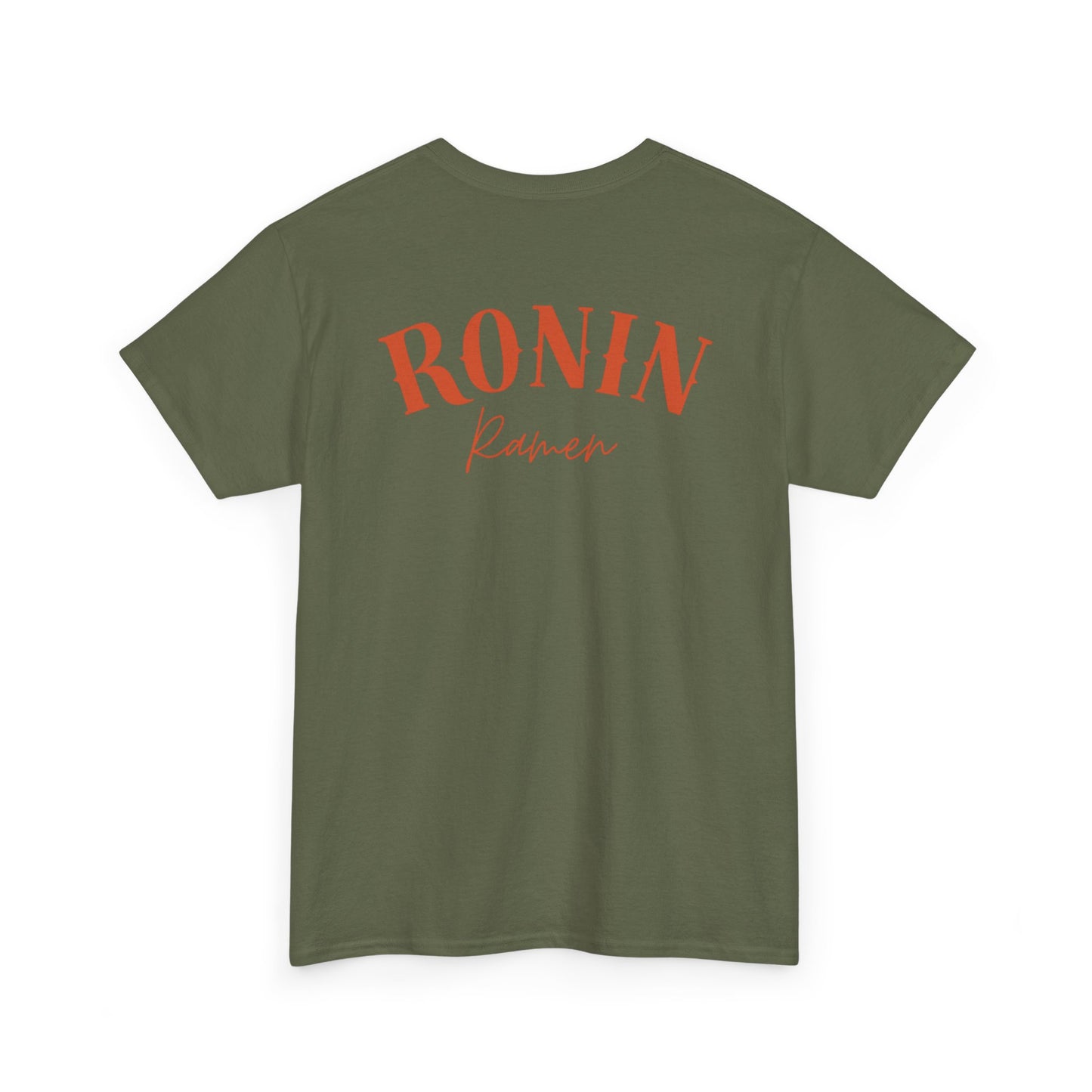 Ronin Ramen Tee: Unisex Cotton Shirt, Japanese Art, Foodie Gift, Anime Fashion, Casual Wear, Streetwear Style