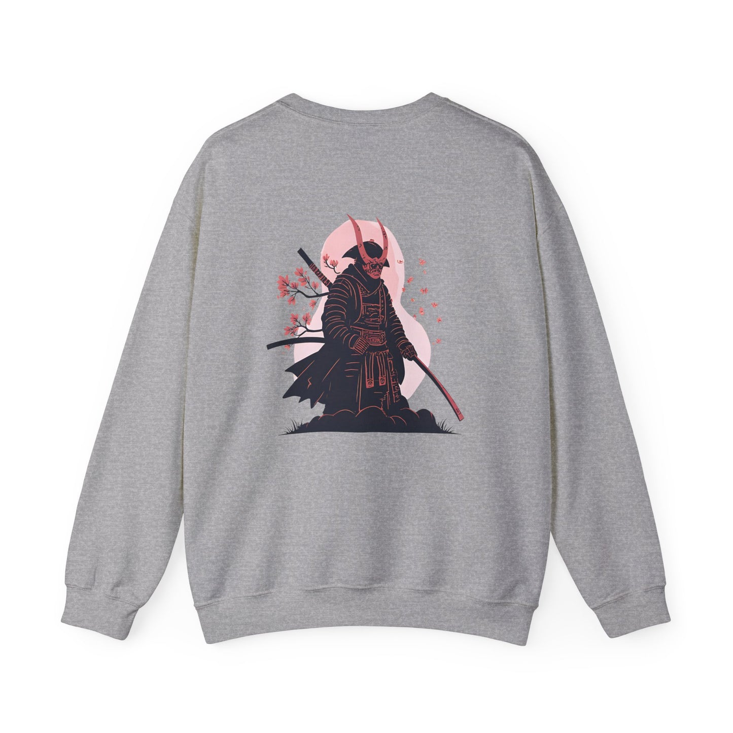 Samurai Vibes Crewneck Sweatshirt, Unisex Heavy Blend, Cosplay Apparel, Casual Streetwear, Gift for Anime Fans, Fall/Winter Essential