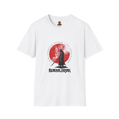 Samurai Graphic T-Shirt, Unisex Softstyle Tee, Anime Fashion, Cool Gift for Fans, Casual Wear, Perfect for Comfy Days