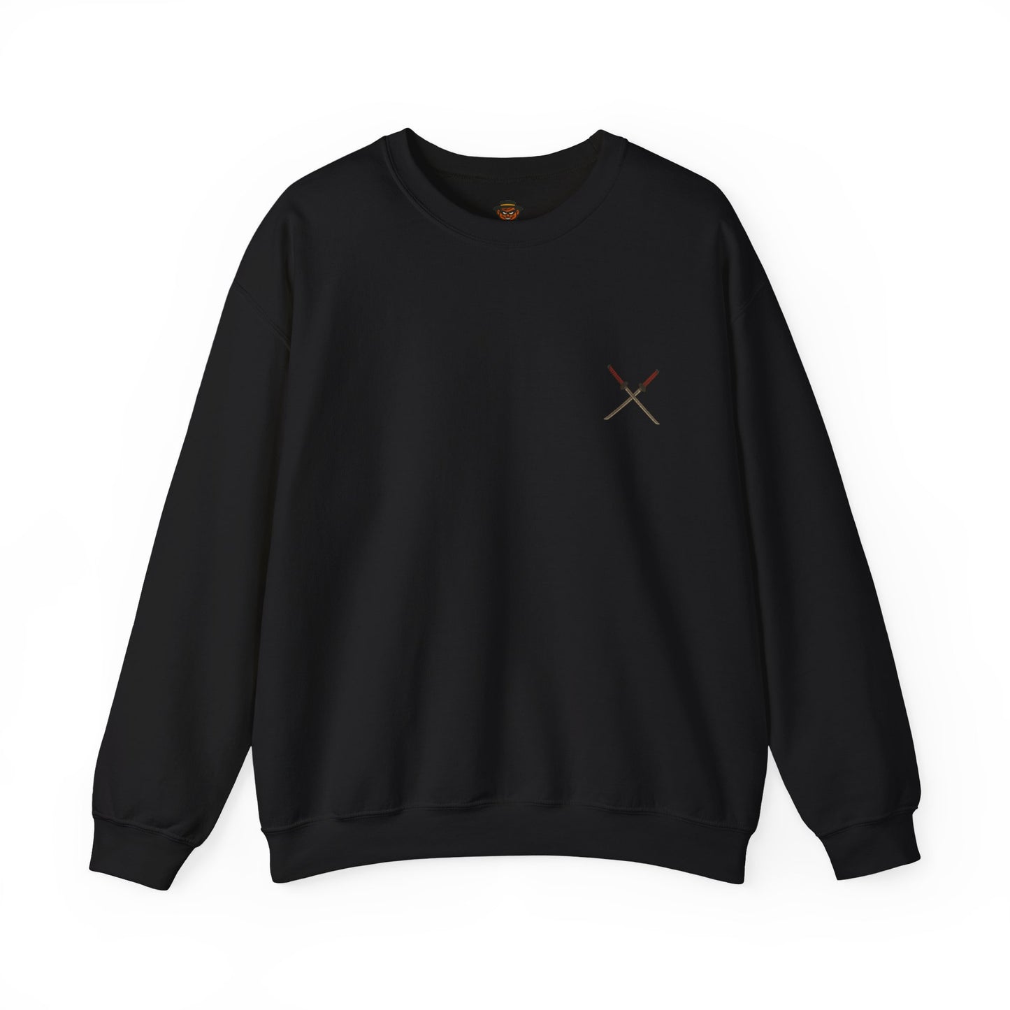 Samurai Vibes Crewneck Sweatshirt, Unisex Heavy Blend, Cosplay Apparel, Casual Streetwear, Gift for Anime Fans, Fall/Winter Essential