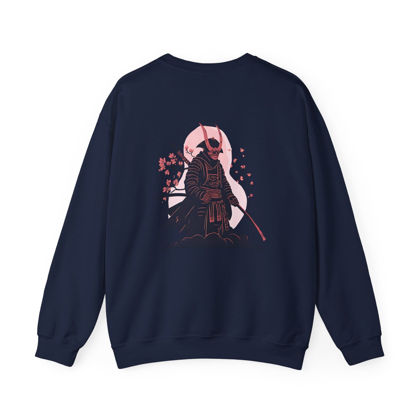 Samurai Vibes Crewneck Sweatshirt, Unisex Heavy Blend, Cosplay Apparel, Casual Streetwear, Gift for Anime Fans, Fall/Winter Essential