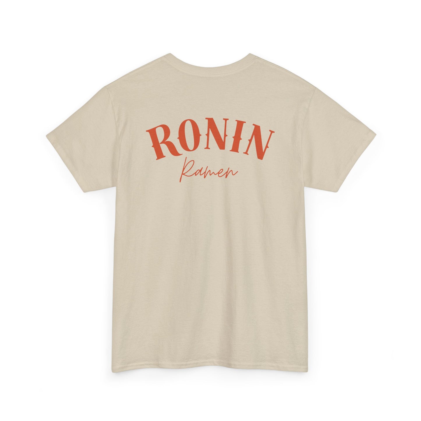 Ronin Ramen Tee: Unisex Cotton Shirt, Japanese Art, Foodie Gift, Anime Fashion, Casual Wear, Streetwear Style