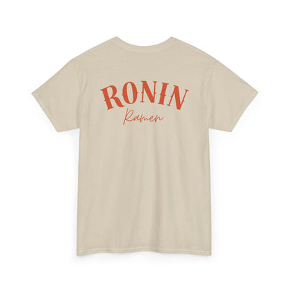 Ronin Ramen Tee: Unisex Cotton Shirt, Japanese Art, Foodie Gift, Anime Fashion, Casual Wear, Streetwear Style